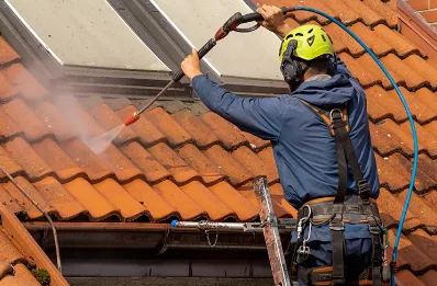Démoussage et hydrofuge de toiture à Terraube