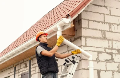Pose et remplacement de gouttières à Terraube